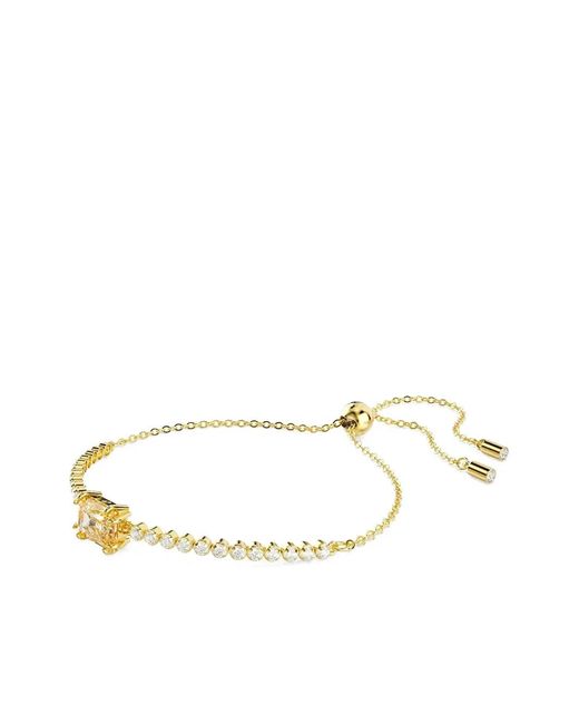 Swarovski Metallic Matrix Tennis Crystal-Embellished Bracelet