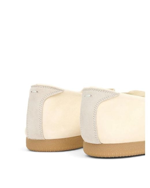 Maison Margiela Natural Replica Soft Laced Ballet Flats