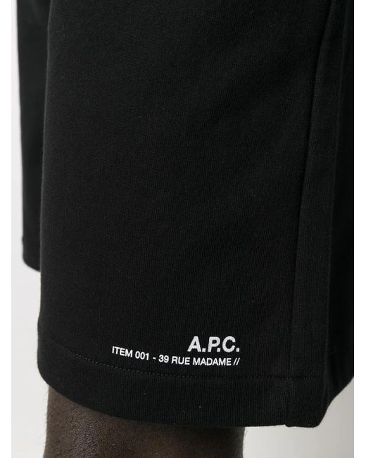 A.P.C. Black Item Shorts for men