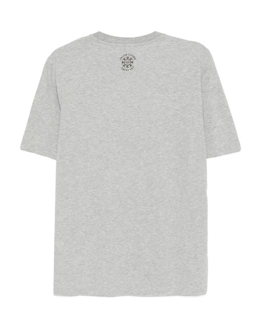 Jacob Cohen Gray Graphic Crew-Neck T-Shirt for men