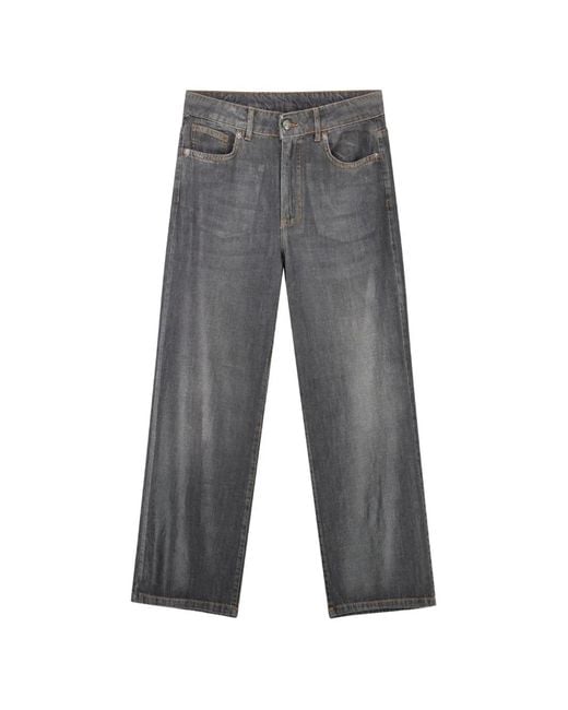 8pm Gray Aiko Cropped Jeans