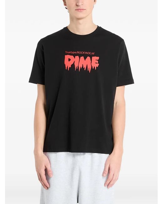 Dime Black Print T-Shirt