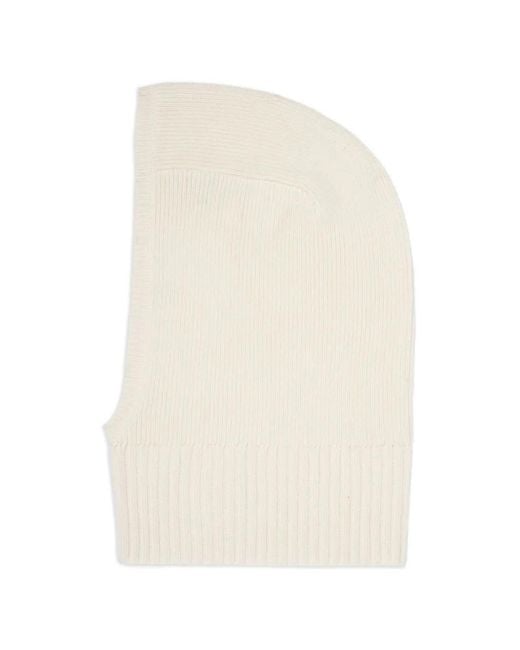 Bompard White Ribbed Hood