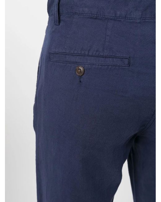 Polo Ralph Lauren Blue Cropped Chino Trousers for men