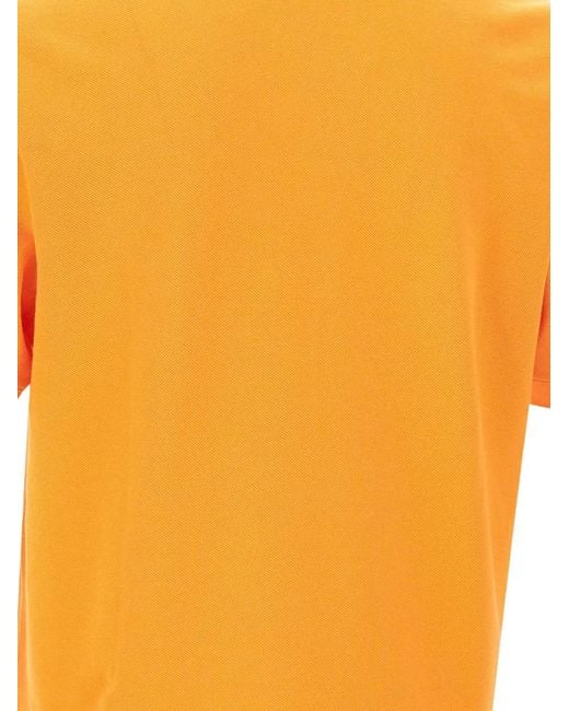 Boss Orange Embroidered-Logo Piqué Polo Shirt for men