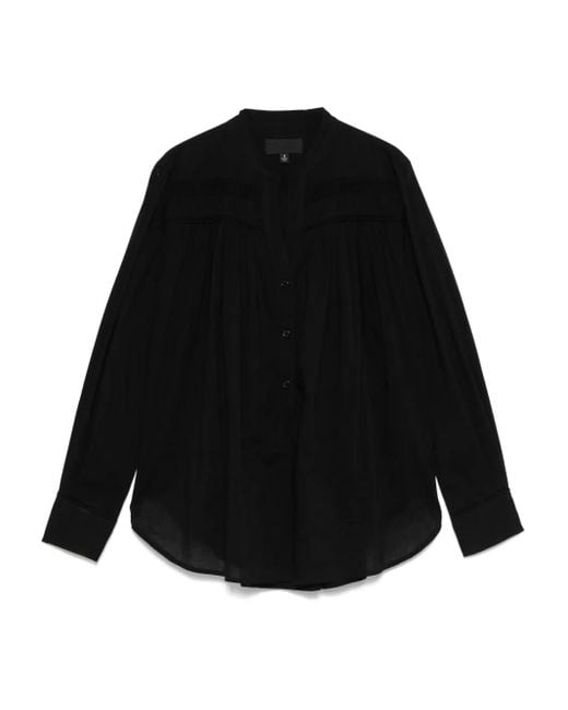 Nili Lotan コットン シャツ Black