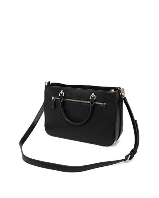 Guess Black Bramina Logo-Embellished Structured Tote Bag