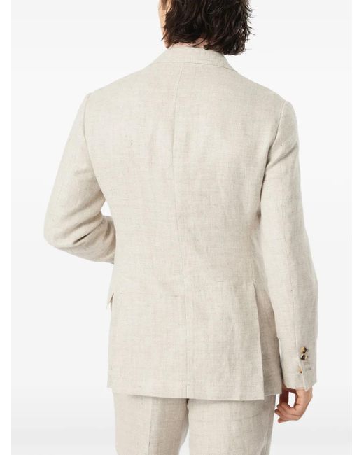 Brunello Cucinelli Natural Deconstructed Jacket For for men