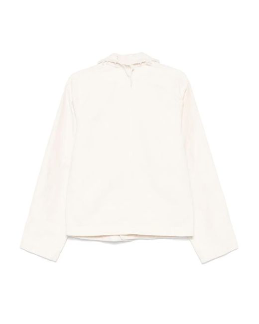 Rundholz White Paint Splatter-Detail Jacket