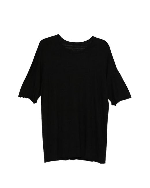 69 by Isaac Sellam Black Crew-Neck T-Shirt for men