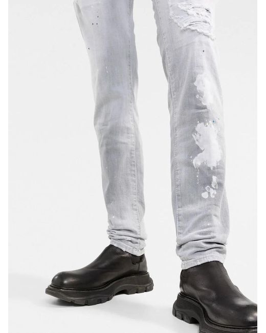 DSquared² Gray Cool Guy Jeans for men