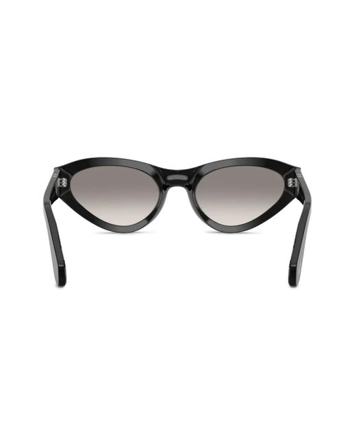 Persol Zonnebril Met Cat-Eye Montuur in het Black