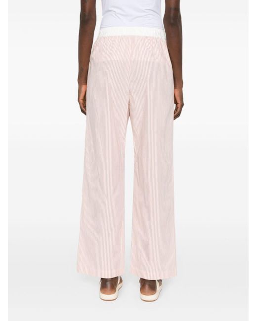 By Malene Birger Pink Helsy Organic Cotton Trousers