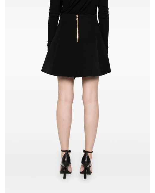 Falda corta con bolsillos Balmain de color Black