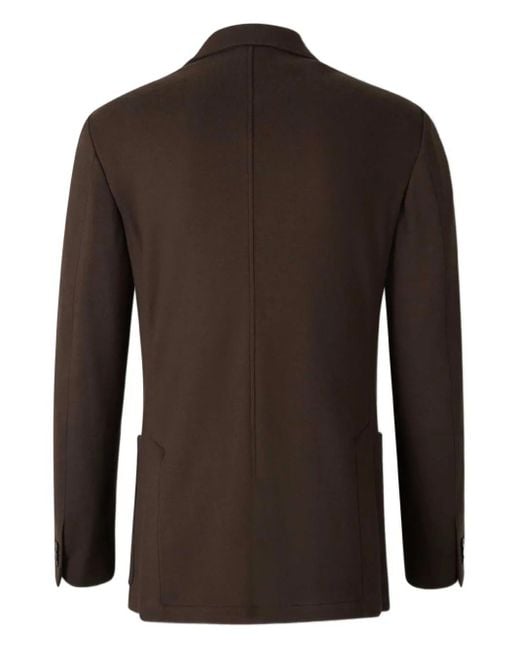 Canali Black Single-Breasted Blazer for men