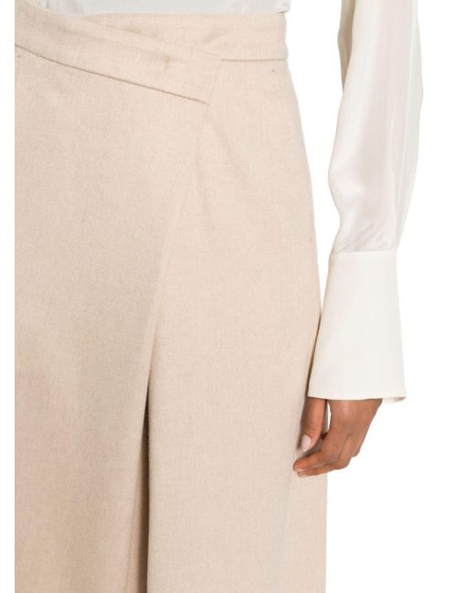 Pantalon ample Fantino à design asymétrique Max Mara en coloris Natural