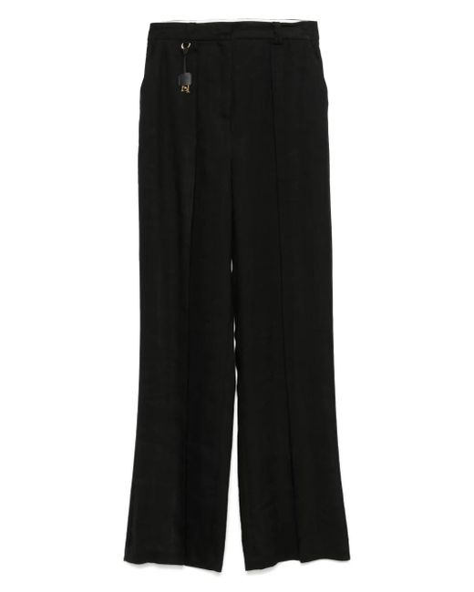 Elisabetta Franchi ロゴチャーム パンツ Black