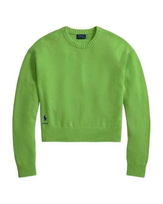 Polo Ralph Lauren Green Cozy Medium-Weight Sweater