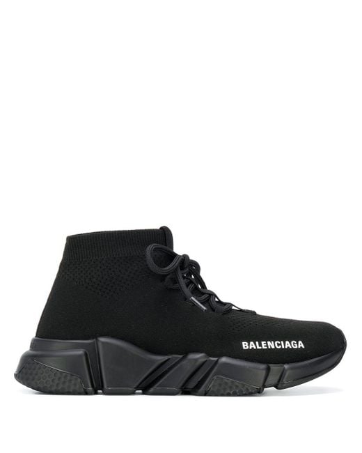 Balenciaga Black 'Speed' Sneakers