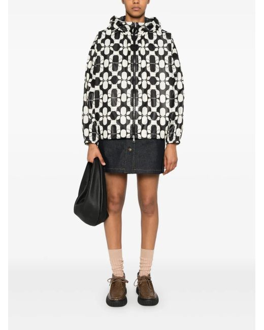 Moncler White 'Pichon' Jacket