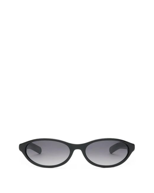 FLATLIST EYEWEAR Gray Olympia Oval-Frame Sunglasses