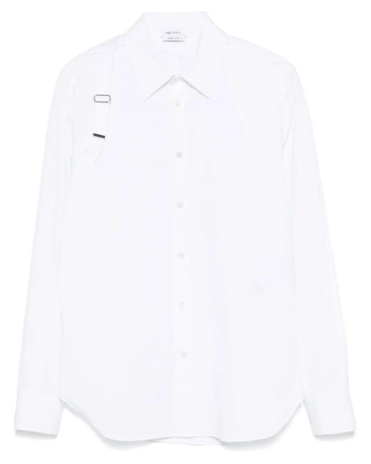 McQueen 'harness' Shirt in het White voor heren
