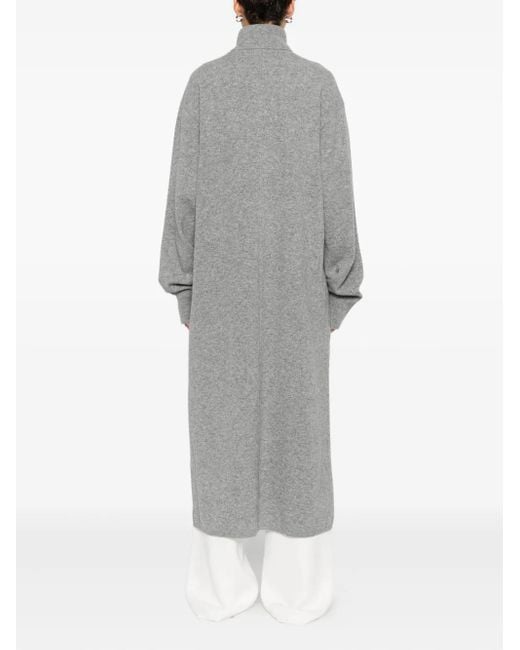 stein Jurk Met Col in het Gray