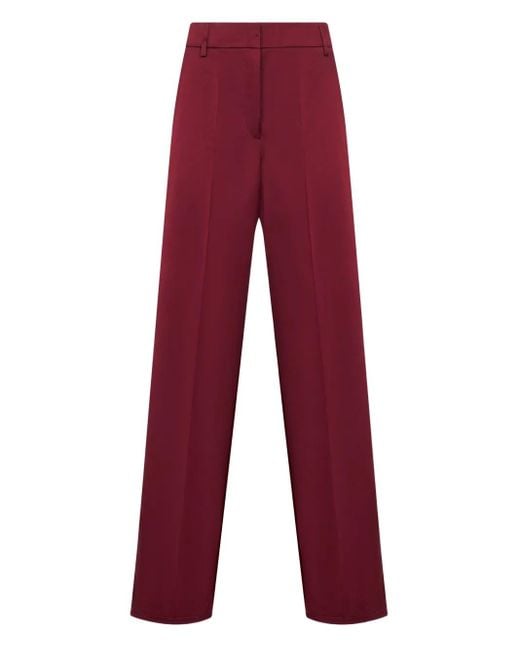 Blanca Vita センタープレス パンツ Red