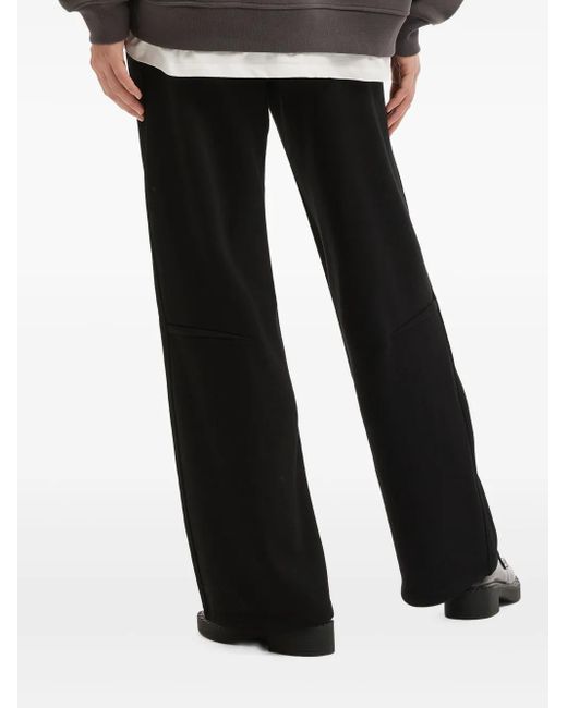 B+ AB Black Drawstring-Fastening Track Pants