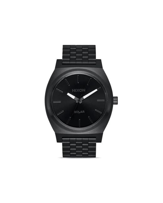 Nixon Black Time Teller Solar 40Mm