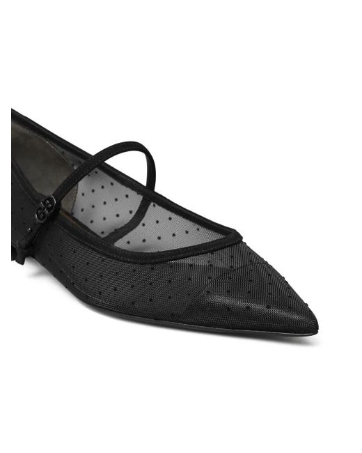 Tory Burch メリージェーン フラットシューズ Black
