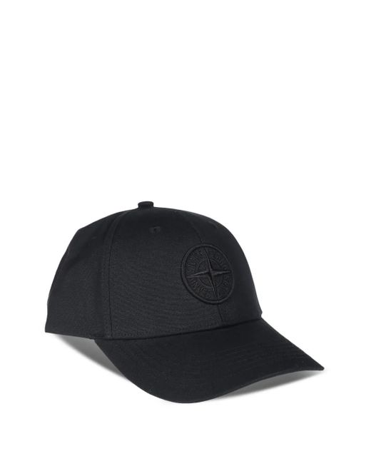メンズ Stone Island コンパスモチーフ キャップ Blue