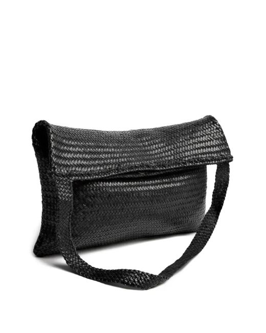 Dragon Diffusion Black Ars Woven-Design Shoulder Bag