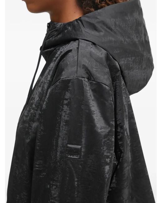 Rains Gray Lohja W3T1 Hooded Zip-Up Jacket