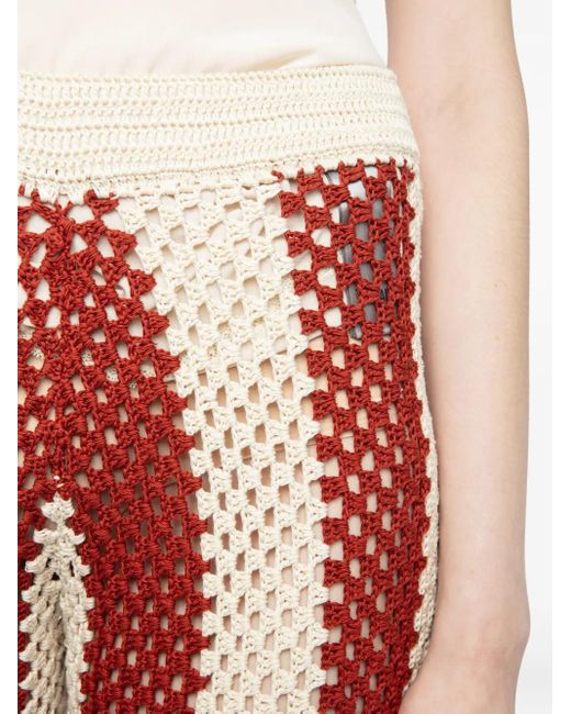 Zadig & Voltaire Broek Met Tricot Gebreide in het Red