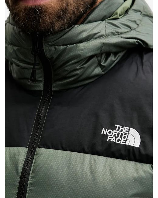 The North Face Gray Hooded Padded Jacket for men