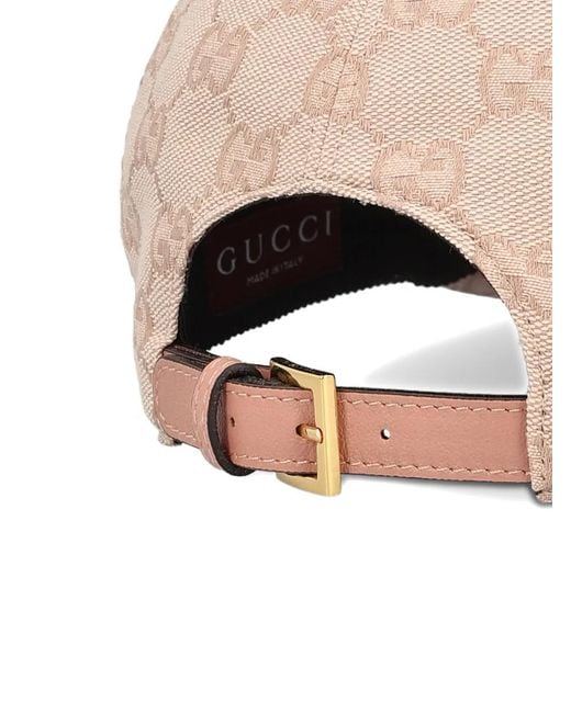 Gucci Natural Gg-Canvas Baseball Cap