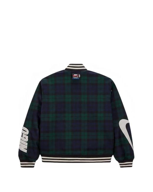 Nike Blue X Nigo Souvenir Bomber Jacket for men