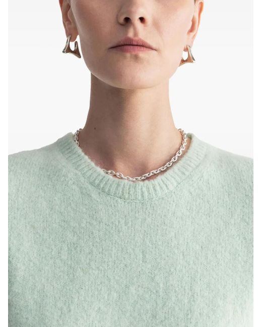Aeron Green Flaky Knitted Top