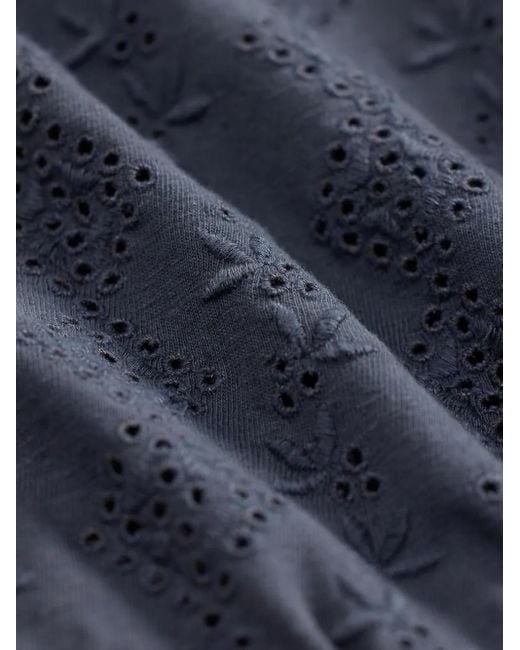 Blusa Genevie Con Ricamo di RRL in Blue