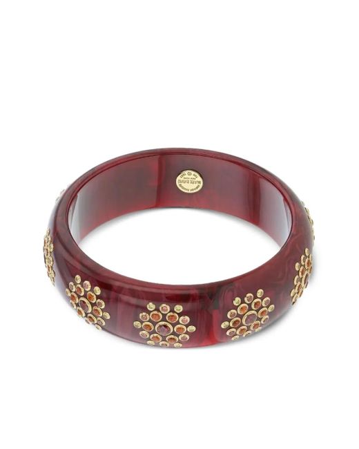 Mark Davis Red 18K Multi-Stones Bangle