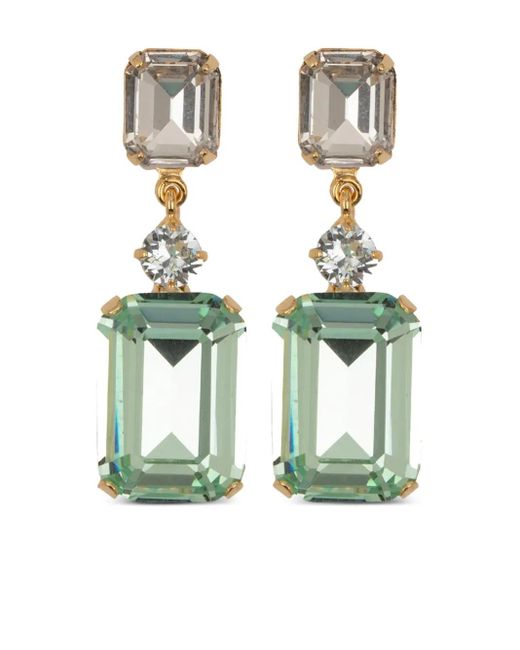 Jennifer Behr Green Justine Earrings