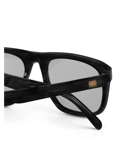 Totême  Black The Navigators Square-Frame Sunglasses