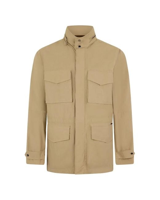 Moorer Natural Patch-Pocket Jacket for men