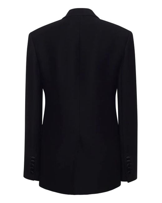 Adam Lippes Black Two-Button Blazer