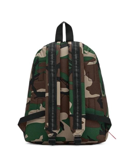 Off-White c/o Virgil Abloh Green Arrows Camouflage-Print Backpack for men