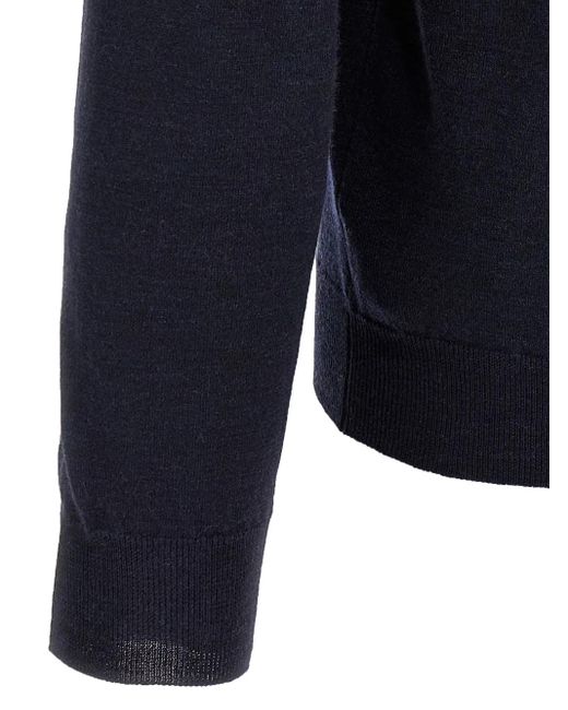 Zanone Blue Crew-Neck Jumper for men