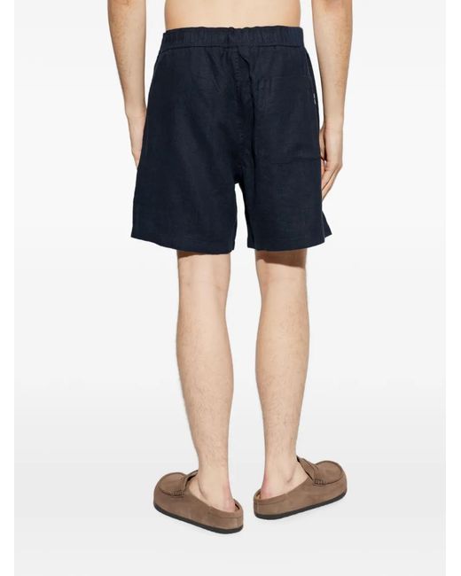 Samsøe & Samsøe Blue Sajabari Elasticated-Waist Shorts for men