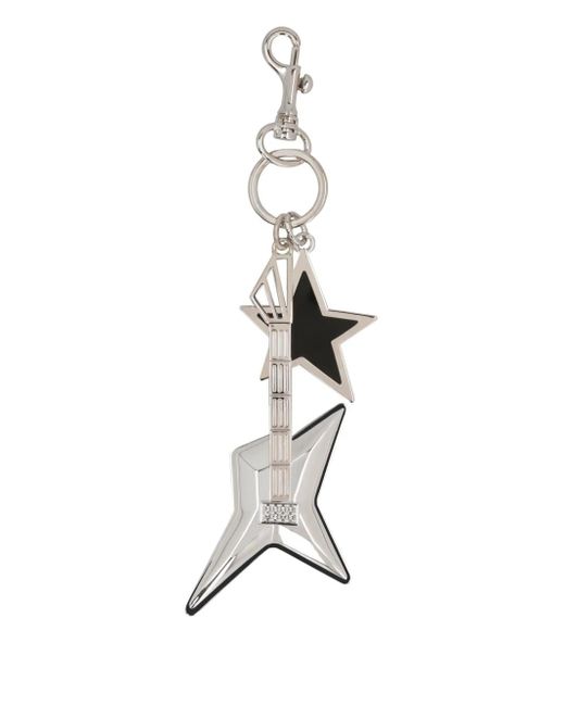 Versace Metallic Guitar Star Keyring