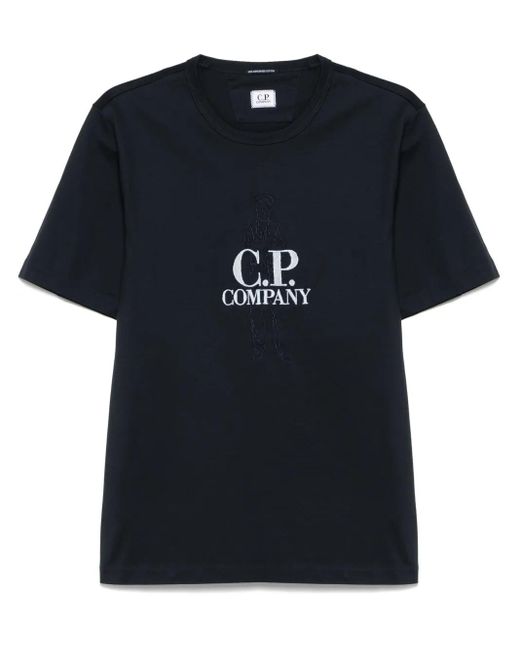 C P Company Black British Sailor T-Shirt for men